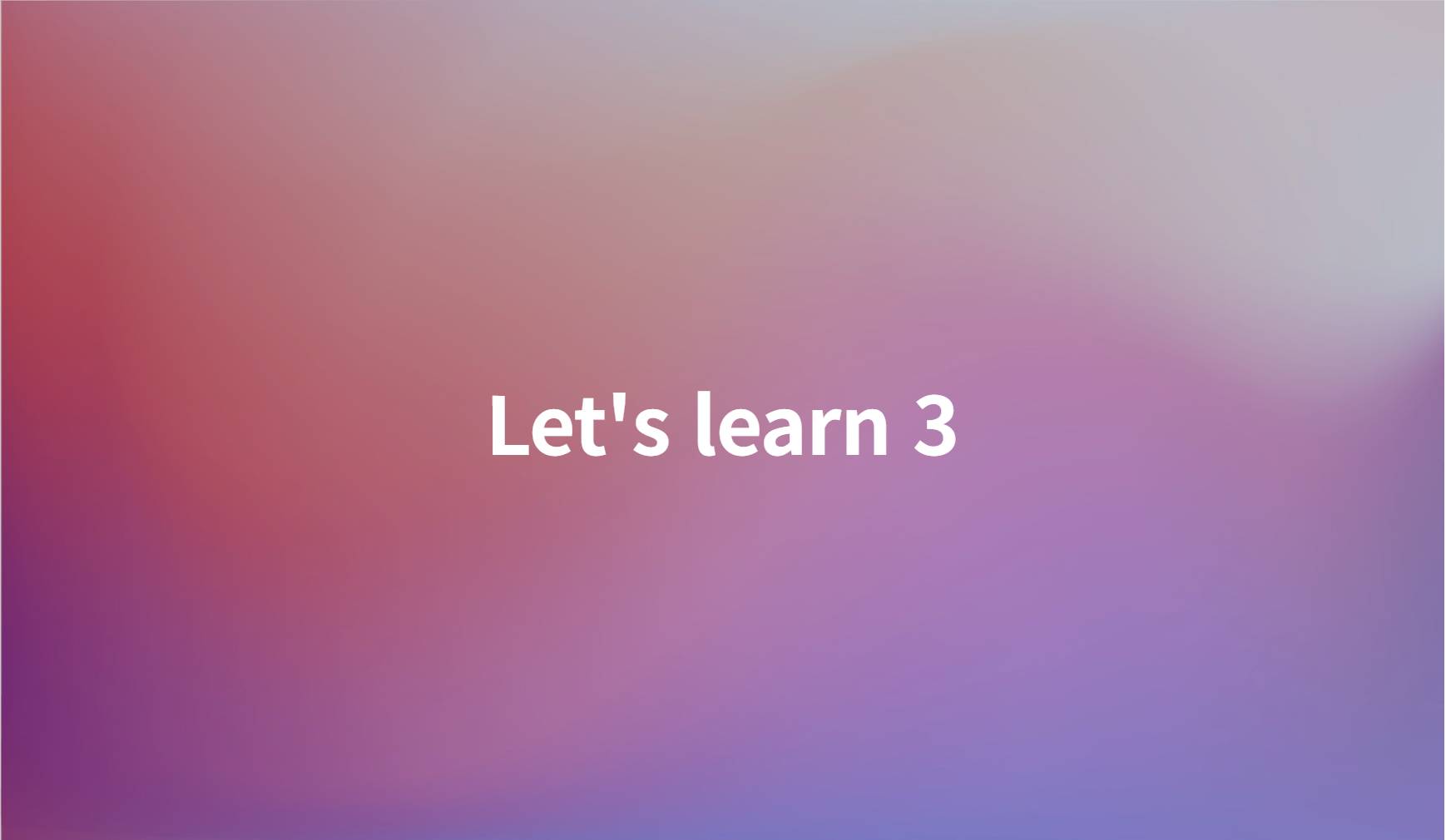 3ls Learning Language Let's learn 3 | 팀스영어수학학원ㅣ